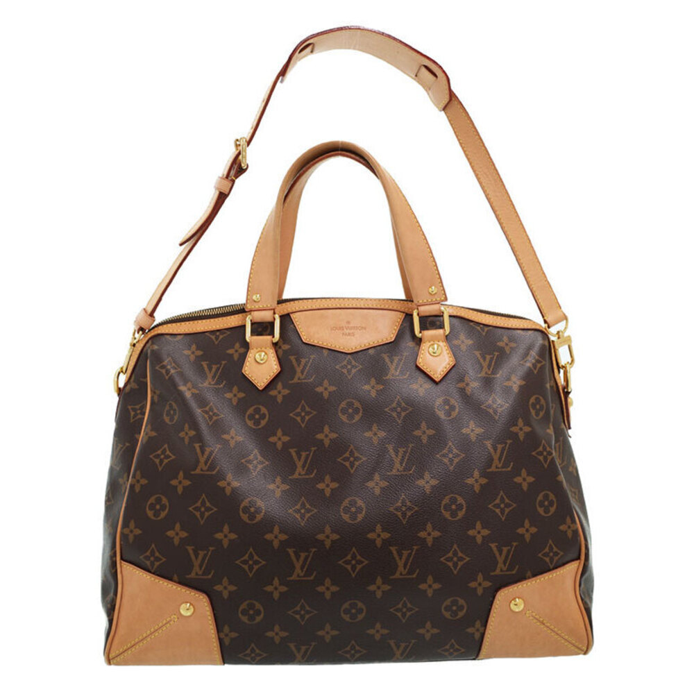 Louis Vuitton Monogram Leather Brown Retiro Bag